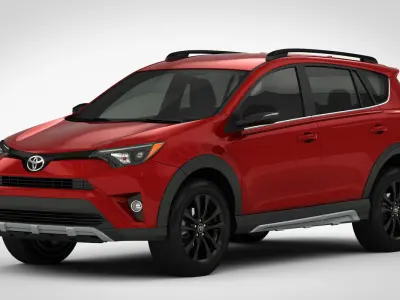 Toyota RAV4 Adventure 2018 Rigged 3D model