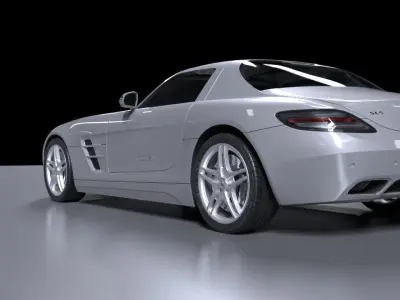 Mercedes Benz SLS AMG 3D model