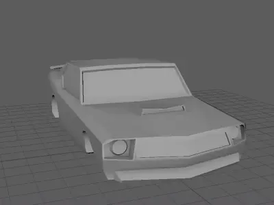 3D Low Poly Car Low-poly 3D model