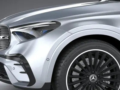 Mercedes-Benz GLC Coupe AMG 2024 3D model