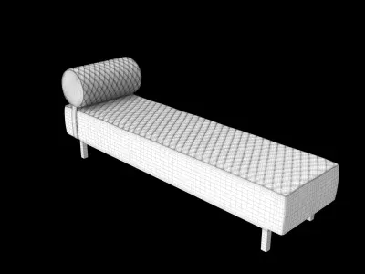 Banquette Infinity Bench Giorgio Collection Low-poly 3D model