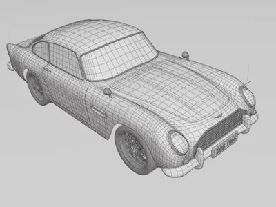 Aston martin DB5 3D model buy