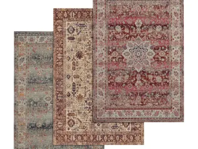 Rug Set 1067 3D model