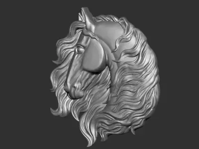 Horse Head 3D print model