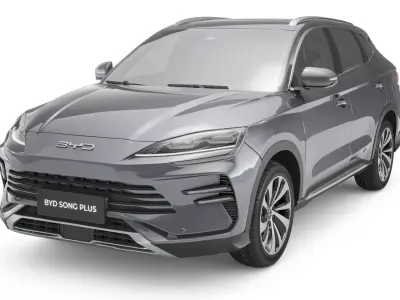 2025 BYD Sealion 6 DM-I With Interior 3D model