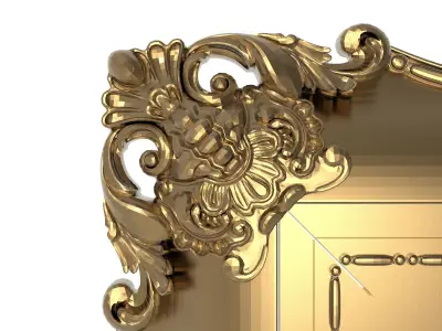 Carved Picture Frame 3D model 24