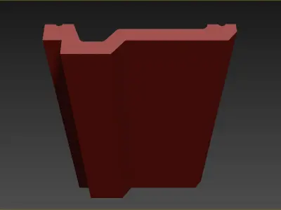 Cornice Moulding Low-poly 3D model