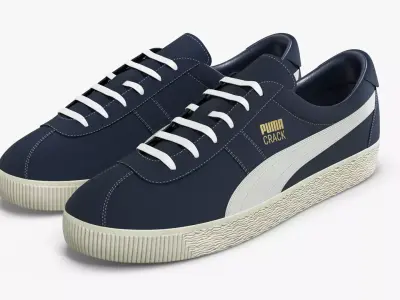 Puma Crack Shoes PBR Low-poly 3D model