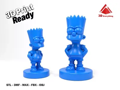Bart simpson 2 3D print model