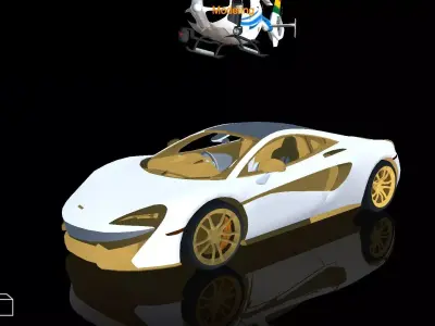 Mcleren model 3d car modeler 3D model