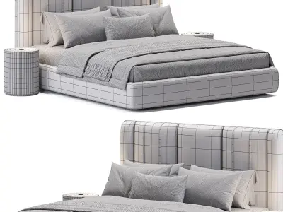  Elantra Bed By Thehighwall Low-poly 3D model