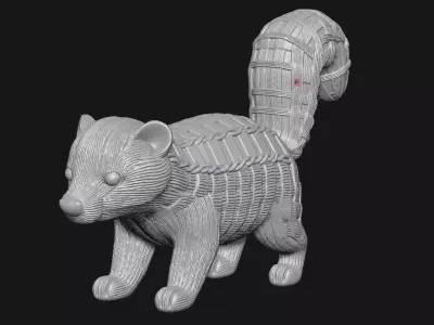 badger 3D print model