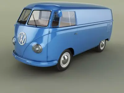 Volkswagen Type 2 van T1 3D model