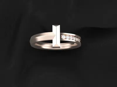 tiffany ring 3D print model
