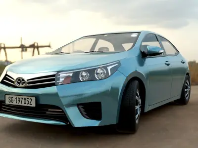 Corolla car 3D model