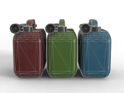 Jerry Can - Fuel Tank Low-poly 3D model