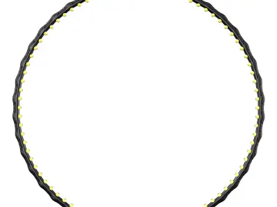 hula hoop massage hoop 3D model