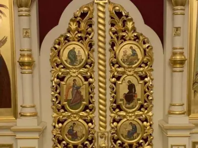 gate for the church 3D model