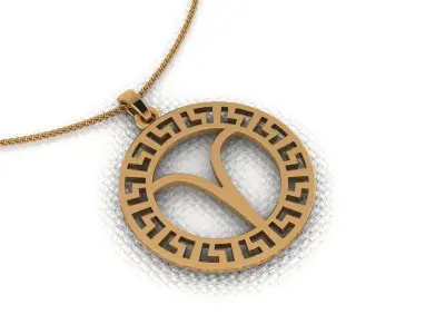 Jewelry pendants in the form of zodiac signs 3D print model