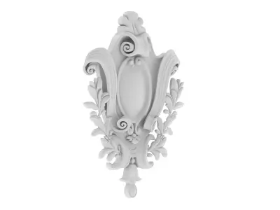 Cartouche Ornament 030 3D model