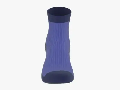 Regular sport sock 3D model
