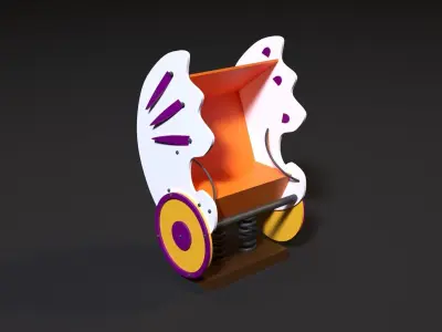 Attraction seashell 3D model