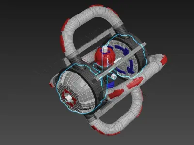Quadro Vortex Turbo - Concept 3D model