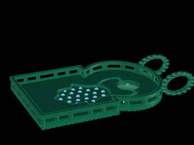 The small simple pendant 3D print model