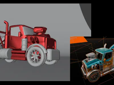 Grand Master 1 Semi Truck HCRC2 3D model