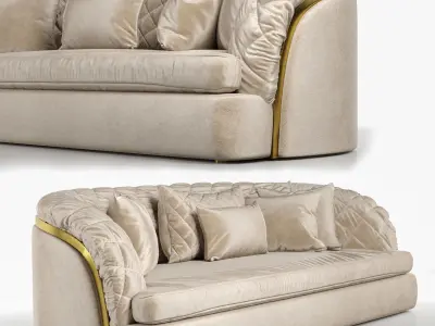 Sofa Portofino Cantori 3D model