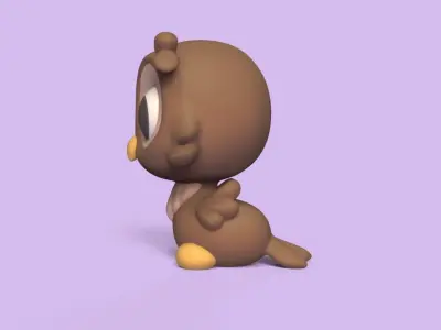 Owl Big Eyes 3D print model