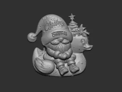 sanda with duck decor  3D print model