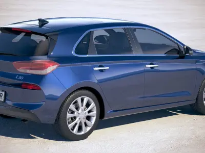 Hyundai i30 2018 3D model