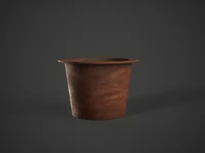 Planters Low-poly 3D model