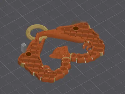 Shrimp Lovers Heart Posture Check Meme MULTICOLOR supportless 3D print model