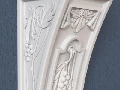 Decorative Corbel 3D model 10