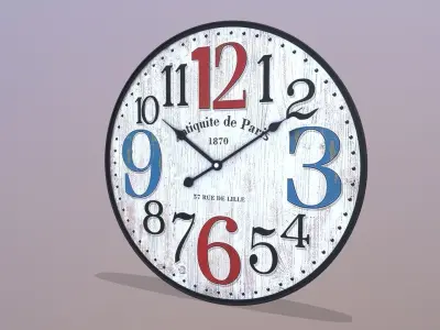 Wall Clock 3D model