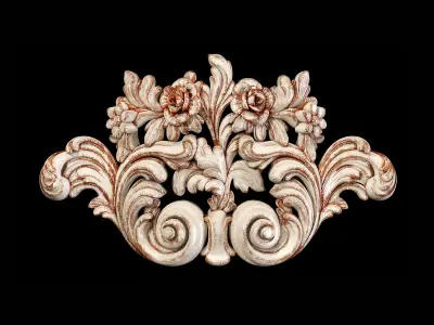 Classic carved 063 3D model