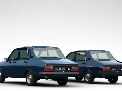 Renault 12 TX - TS Pack 3D model
