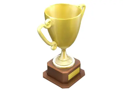 Trophy Cup Low-poly 3D model buy