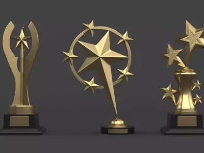 Trophy Cups 3D model 108