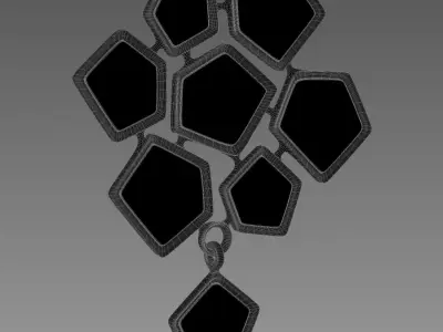 Zebra Mirror - Pont des Arts 3D model