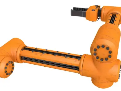 Industrial Robot Arm collection 3D model
