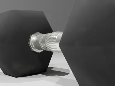 Dumbbell Low poly - Game-Ready Fitness Equipment 3D Model Low-poly 3D model
