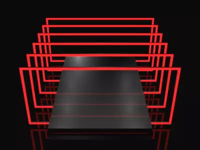 Car Exposition Showroom 3D model