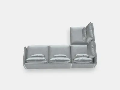 SODERHAMN Corner sofa 4-seat 2 3D model