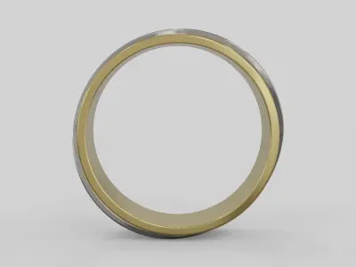 wedding band ring 3D print model