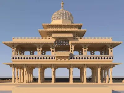 City Palace Zenana Mahal 3D model