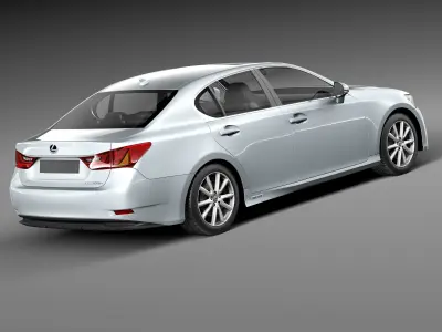 Lexus GS 300h 2014 3D model