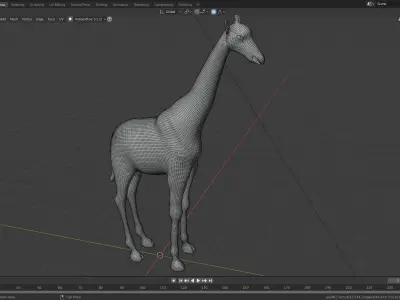 giraffe 3D model